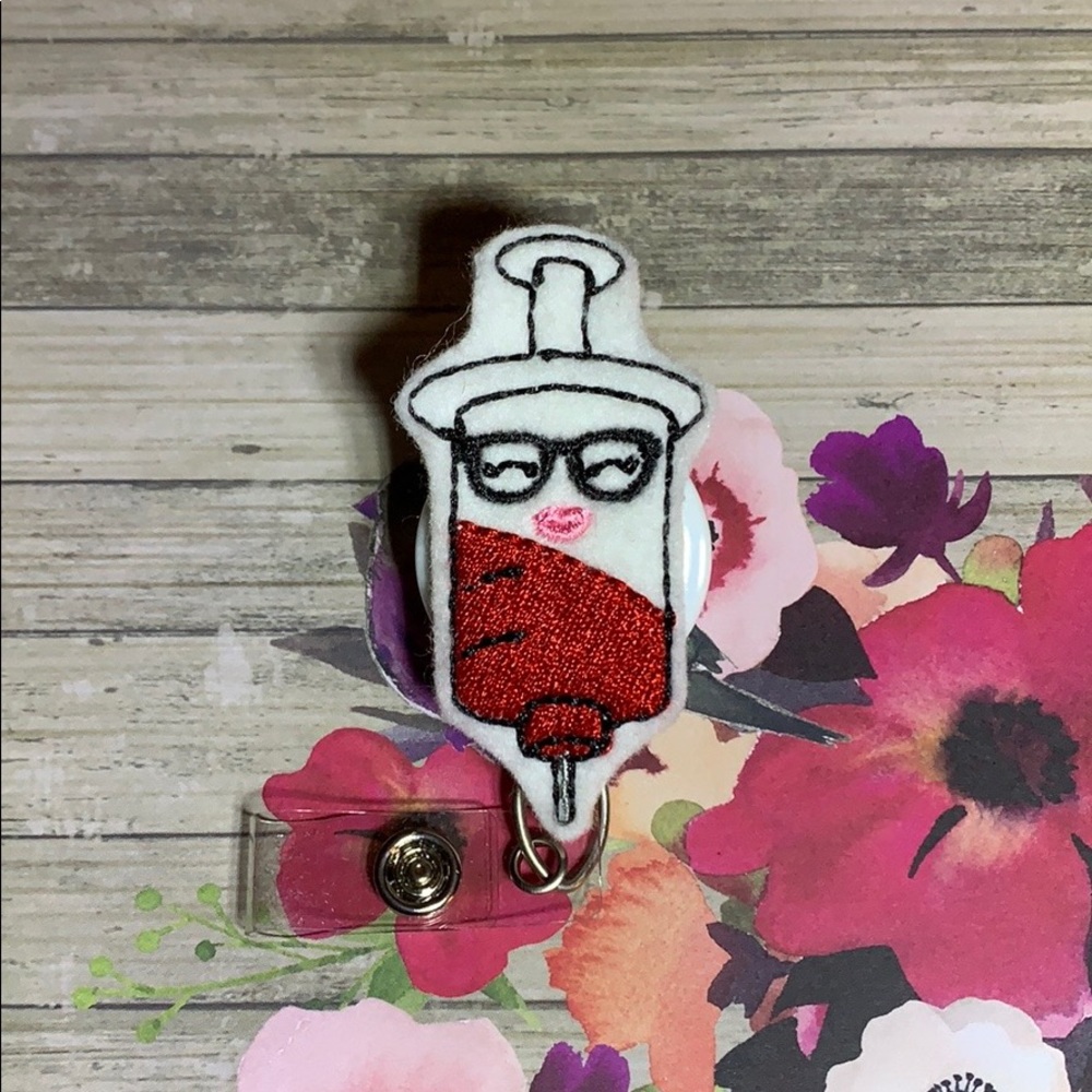 Felt Badge Reel Phlebotomy